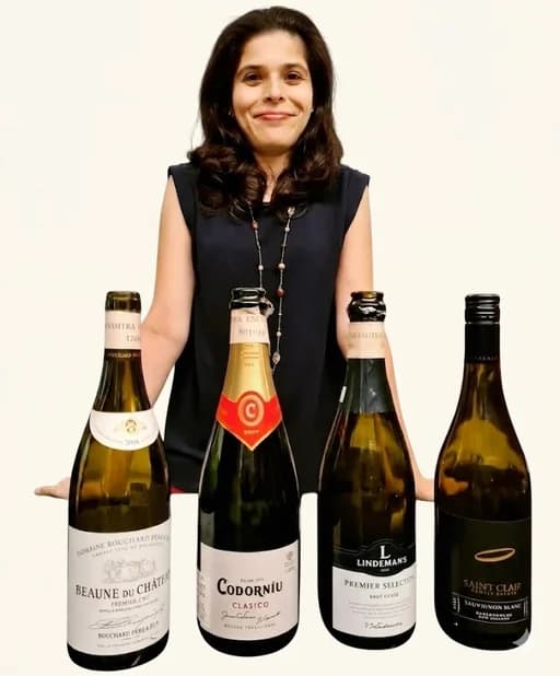 Sovna Puri DipWSET teaching a wine education class